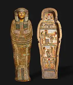 Coffin of Neskhons, c. 945-715 BC, Cleveland Museum of Art, Ohio[4]