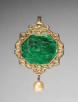 Pendant, India, Mughal, Rajasthan, Jaipur, 18th century