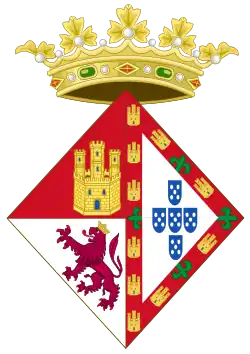Coat of arms as queen dowager