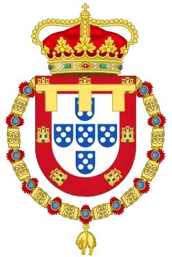 Coat of arms as a Knight of the Golden Fleece