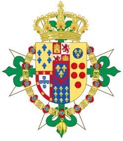 Prince Rainieri's arms used in Spain