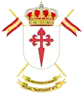 Coat of Arms of the former 1st Light Armored Cavalry Regiment "Santiago" (RCLAC-1)