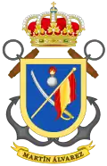 Coat of Arms of the former "Martín Álvarez" Section Navy Marines