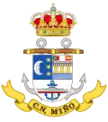 Coat of Arms of the Naval Command of the Miño Maritime Action Forces (FAM)