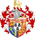 Coat of arms of Alexander Windsor, Earl of Ulster, eldest son of the Duke, & heir to the Dukedom of Gloucester
