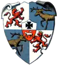 Coat of arms of Couronian Knighthood as documented in Baltisches Wappenbuch