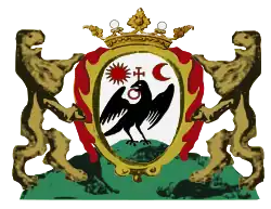 Coat of arms of Nicolae Pătrașcu in the Franck version, 1616