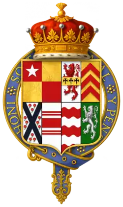 Arms of Sir John de Vere, 15th Earl of Oxford, KG
