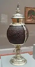 Coconut Cup with Scenes from the Life of David, 1577–1578, England or Netherlands, silver gilt, Art Institute of Chicago
