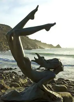 Naiad by Lamorna artist Colin Caffell