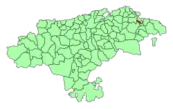 Location of Colindres