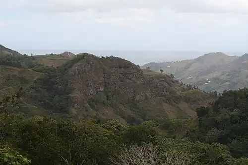 Panoramic view from Collores