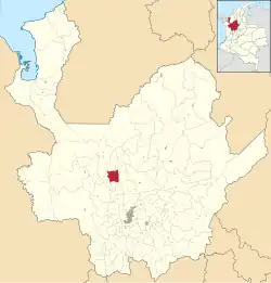 Location of the municipality and town of Liborina in the Antioquia Department of Colombia
