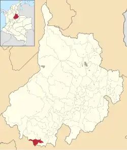 Location of the municipality and town of Florián in the Santander Department of Colombia.