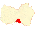 Map of Chimbarongo commune in the O'Higgins Region