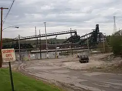 Industry related to the shipping of ores