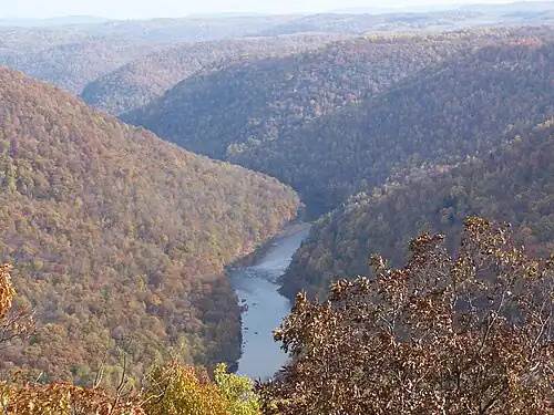 Cheat Canyon, in Coopers Rock State Forest, northeastern West Virginia