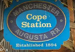 Cope Station Manchester and Augusta Railroad