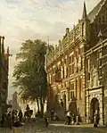 City Hall, Kampen in 1832 by Springer