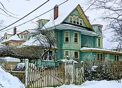 Richmond Hill Historic District Corner Turret home