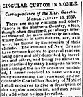 Cowbellion de Rakin Society Mobile Alabama Alexandria Gazette Fri Feb 3 1837