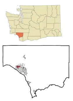 Location of West Longview, Washington