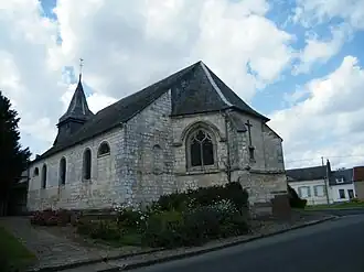 The church in Croixrault