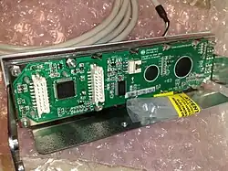 Crystalfontz CFA-635, a 5.25-inch-bay LCD (back view)