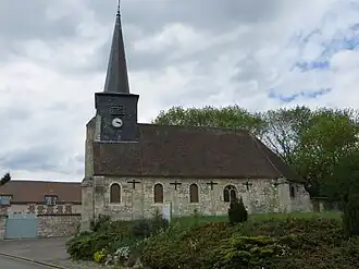 The church in Cuignières