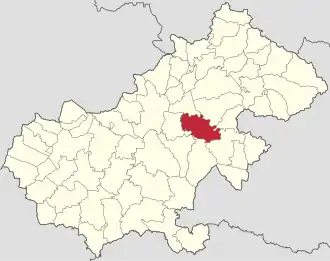 Location in Satu Mare County