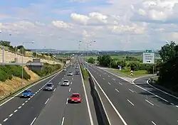 motorway D1 in Prague