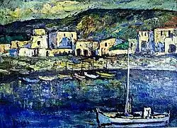 Marina (ca.1968),Oil on Canvasn 24 x 30in, Private Collection RT