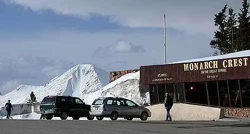 Summit of Monarch Pass in early May