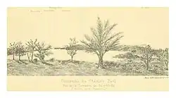 View of Stanley Pool from Leopoldville, 1889 (now Kinshasa)