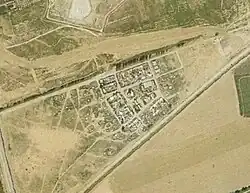 Satellite photo of Dahanyia in 2004, before it was demolished