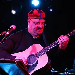 Manning performing in 2018