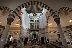 Interior of the Madrasa al-Jaqmaqiyya (1418–1420, restored in 20th century)
