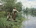 Two Women Fishing