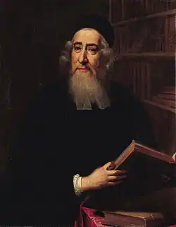 Rabbi Aaron Hart, a prominent 18th-century rabbi. He was the first Chief Rabbi of the Great Synagogue of London.