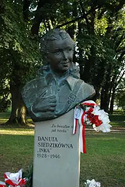 Monument in Jordan Park in Cracovia.