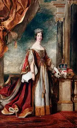 Portrait of Queen Victoria by David Wilkie