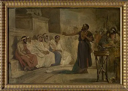 Saint Paul at the Areopagus, 1882, Groeningemuseum, Brugge