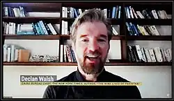 Walsh in a 2020 discussion hosted by the U.S. Institute of Peace