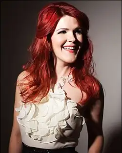 Singer-Songwriter Delaney Gibson of the electropop duo, SIGNY