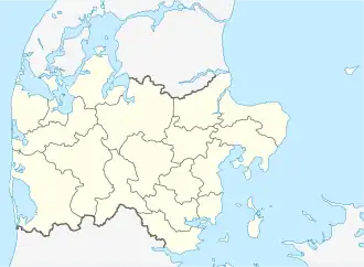 Auning is located in Denmark Central Denmark Region