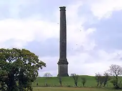 a monumental stone column