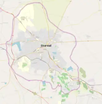 Gandhinagar is located in Dharwad