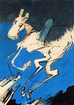 White Present (1991), combined technique, 68 x 48&nbsp;cm