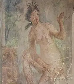Diana bathing at west end of euripus