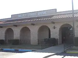 Dilley State Bank is located just off Interstate 35.